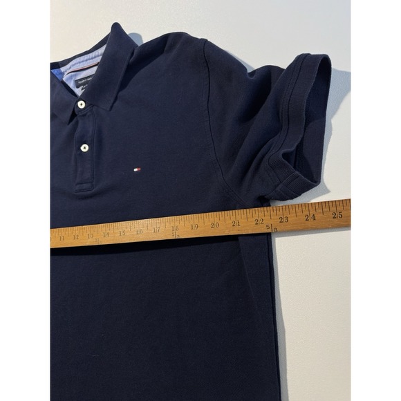 Tommy Hilfiger Men's XL Classic Fit Short Sleeve Polo Shirt Blue - Picture 3 of 6